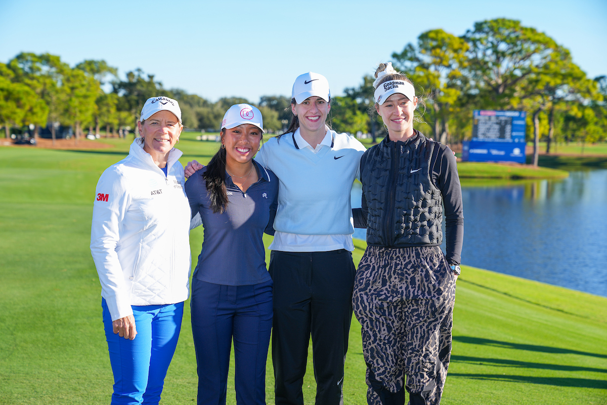 Nothin' But Net for Caitlin Clark Wednesday at The ANNIKA driven by Gainbridge at Pelican