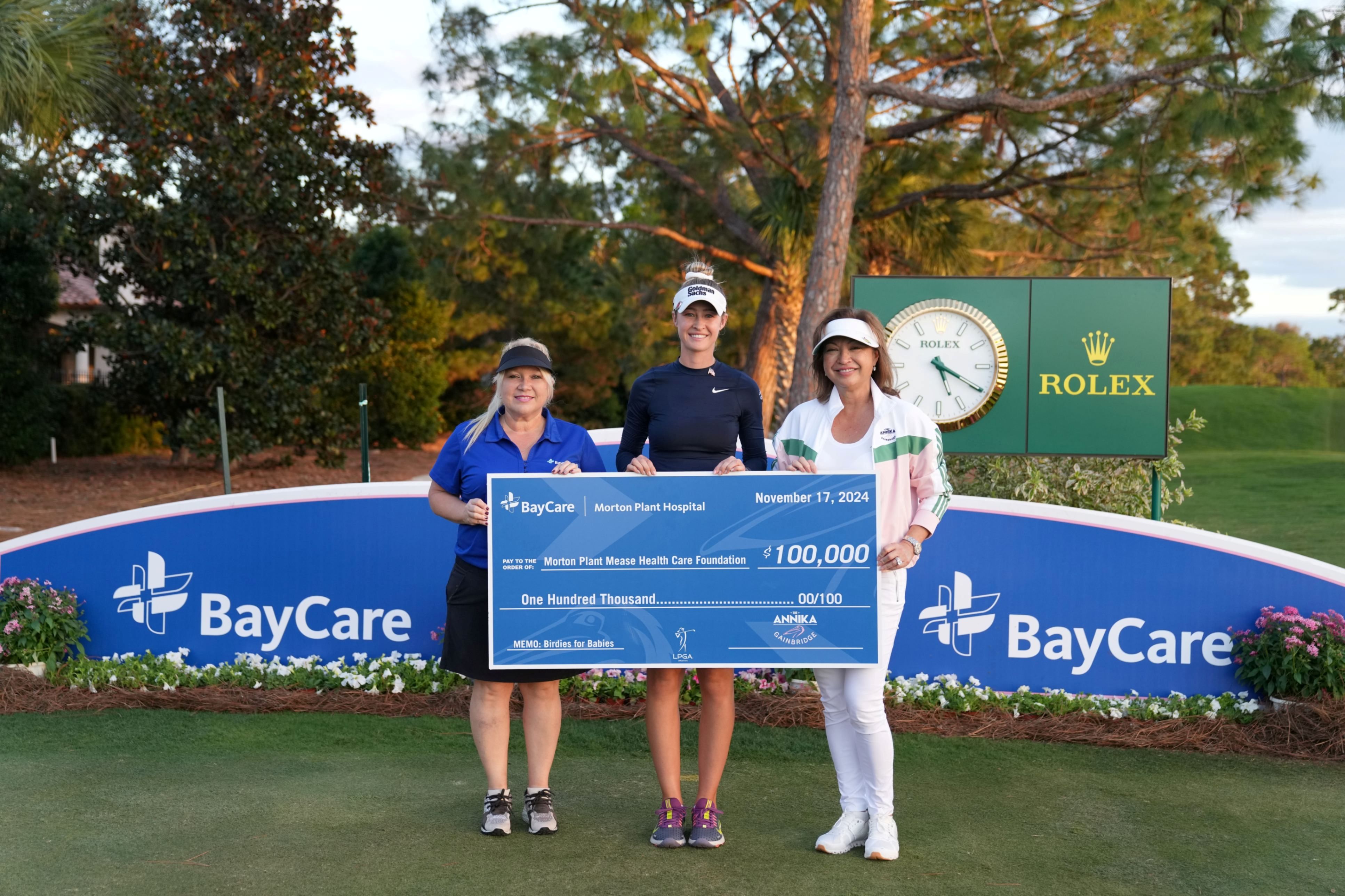 The Pelican Women's Championship and BayCare Health System Launch its 2022 'Birdies for Babies' Charitable Program