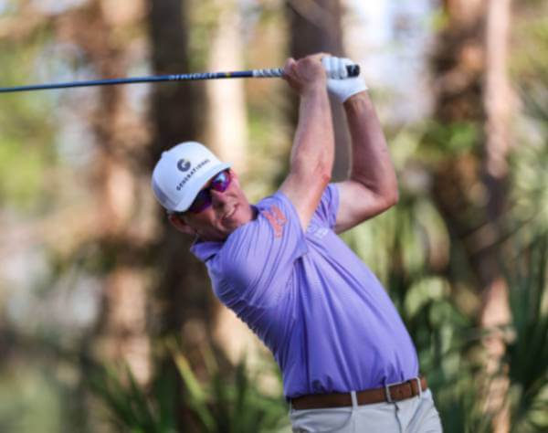 In bid for his first PGA TOUR Champions title, Leonard leads Hall-of-Famer Els by a shot at the Chubb Classic
