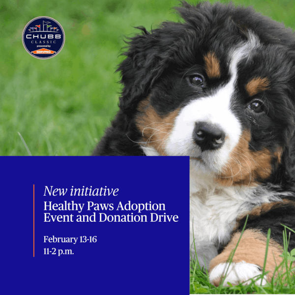 Chubb Classic to Host Healthy Paws Pet Adoption Event and Donation Drive in Partnership with the Humane Society Naples