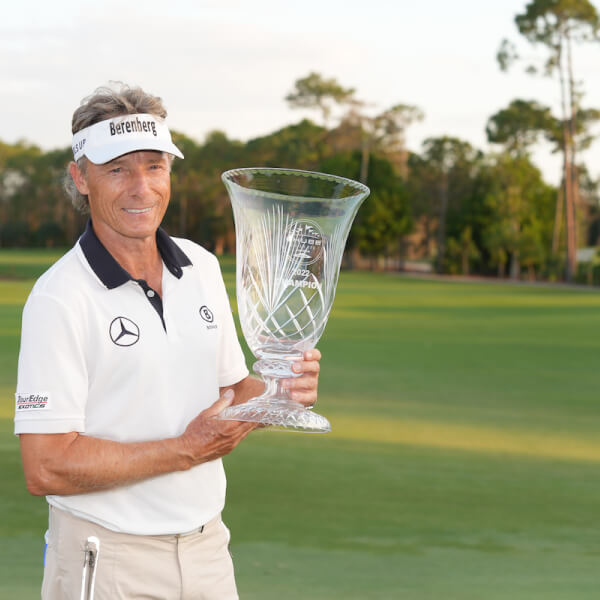 AT CHUBB, LANGER SETS SIGHTS ON IRWIN'S VICTORY RECORD