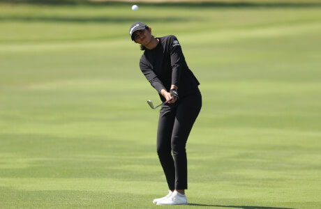 Aditi Ashok Holes out Twice to take the 36-Hole Lead at the JM Eagle LA Championship