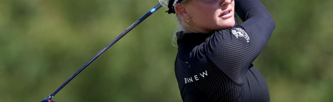  Charley Hull Charges Up Leaderboard, Ties 36-Hole Scoring Record at Old American Golf Club 