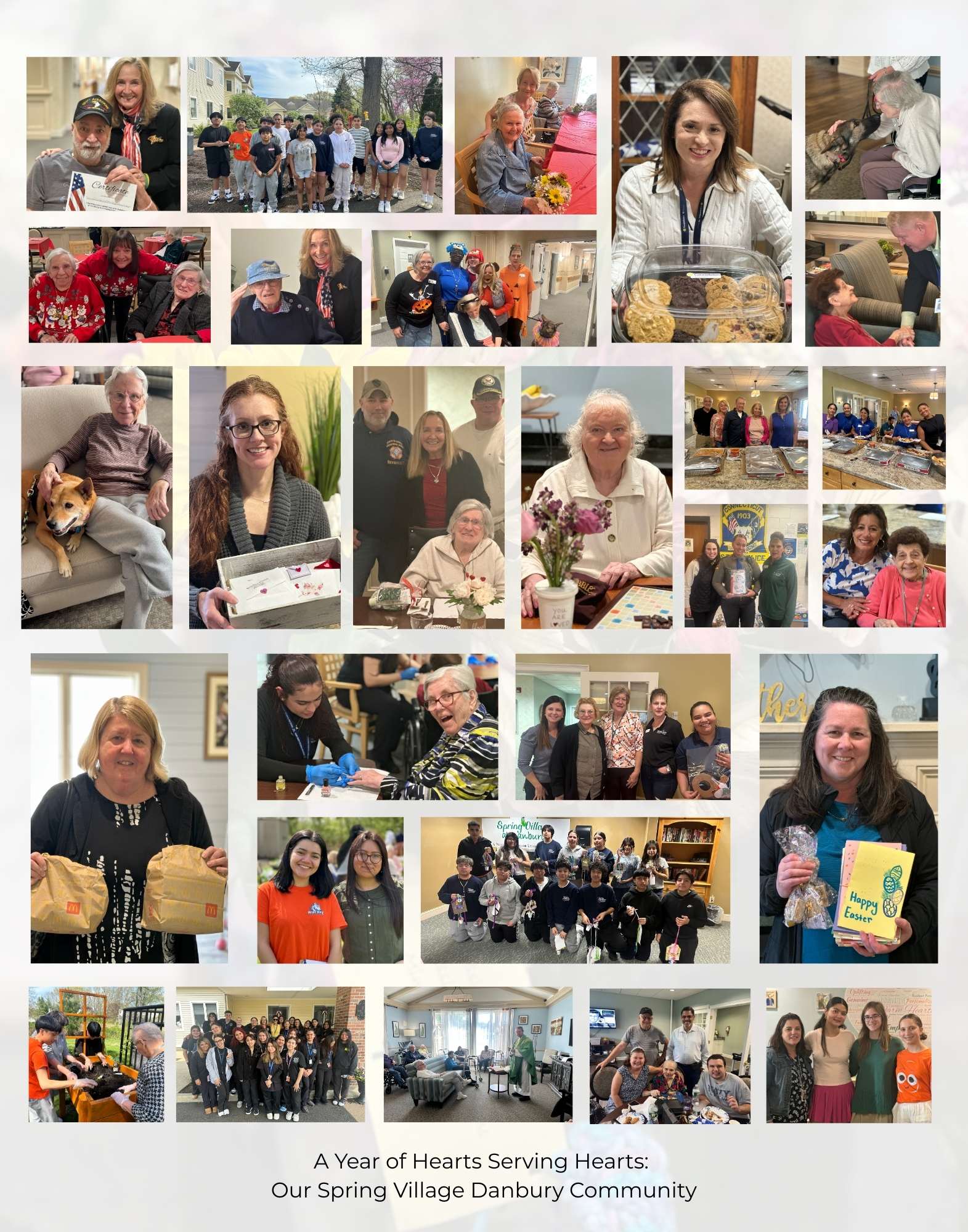 A Year of Hearts Serving Hearts: Our Spring Village Danbury Community