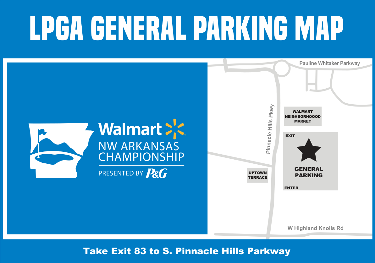 LPGA Parking Map