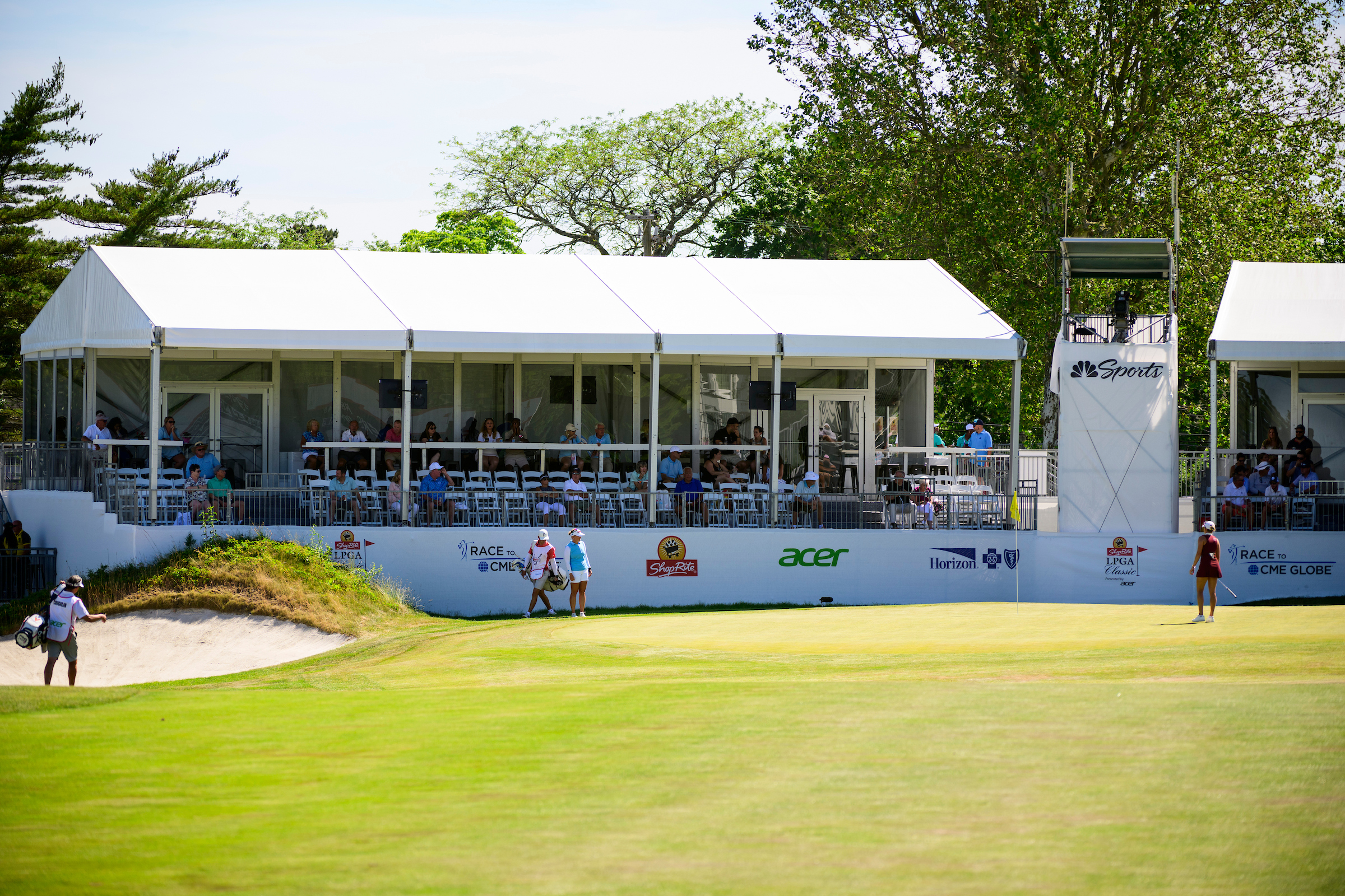 Champions club ticket holders watching the tournament