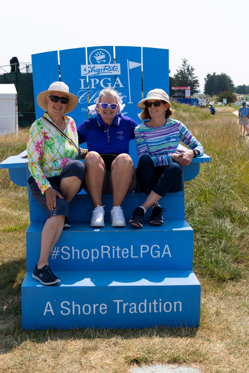 fans at the ShopRite LPGA Classic