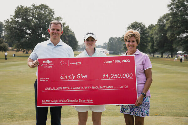 Meijer LPGA Classic for Simply Give Raises $1.25 Million for Food Pantries Across Midwest