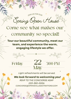 Spring Open House!!