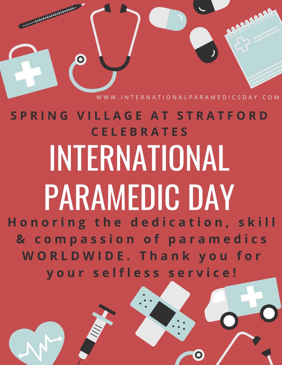 A Special Thank You to Stratford EMS