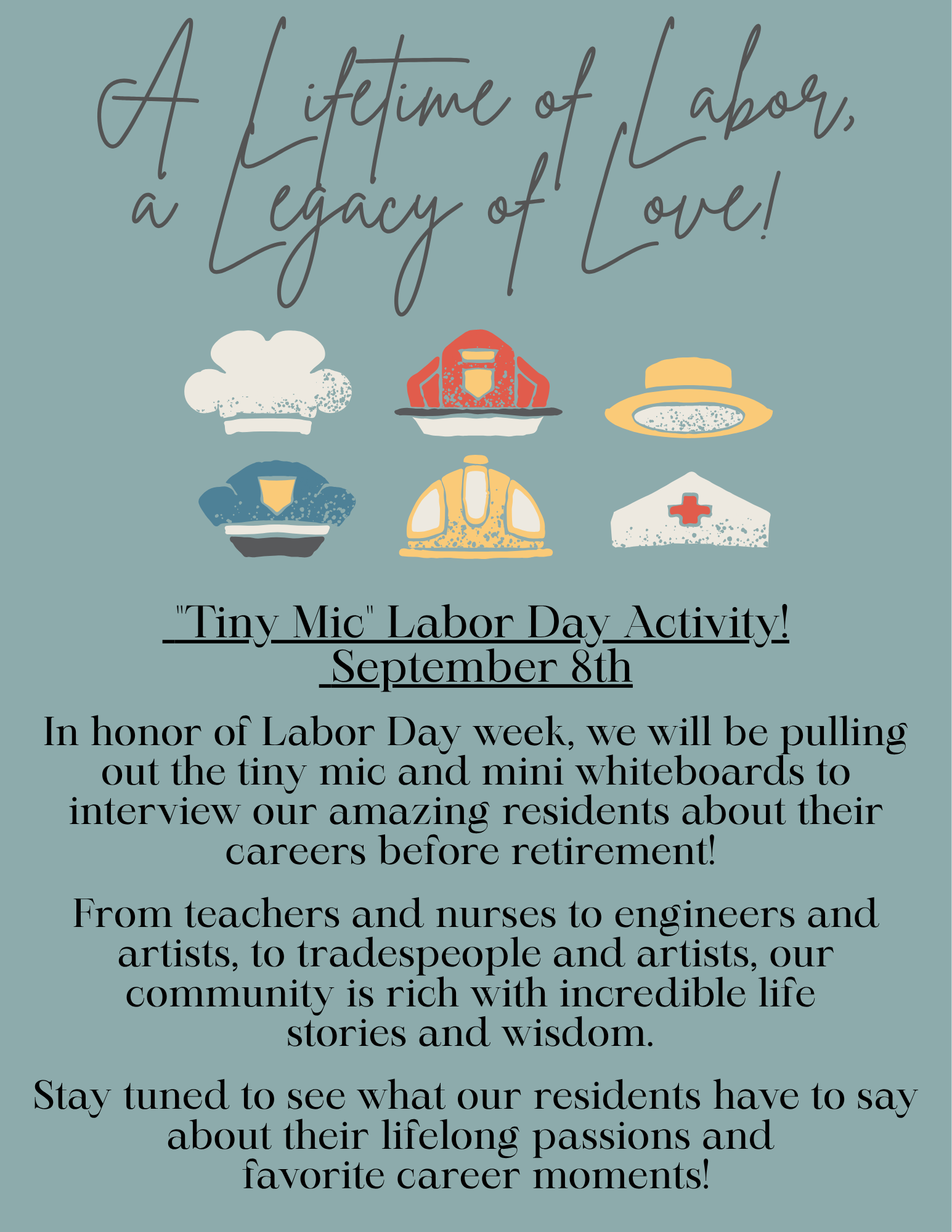 labor day tiny mic