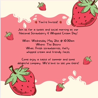 National Strawberry and Whipped Cream Day