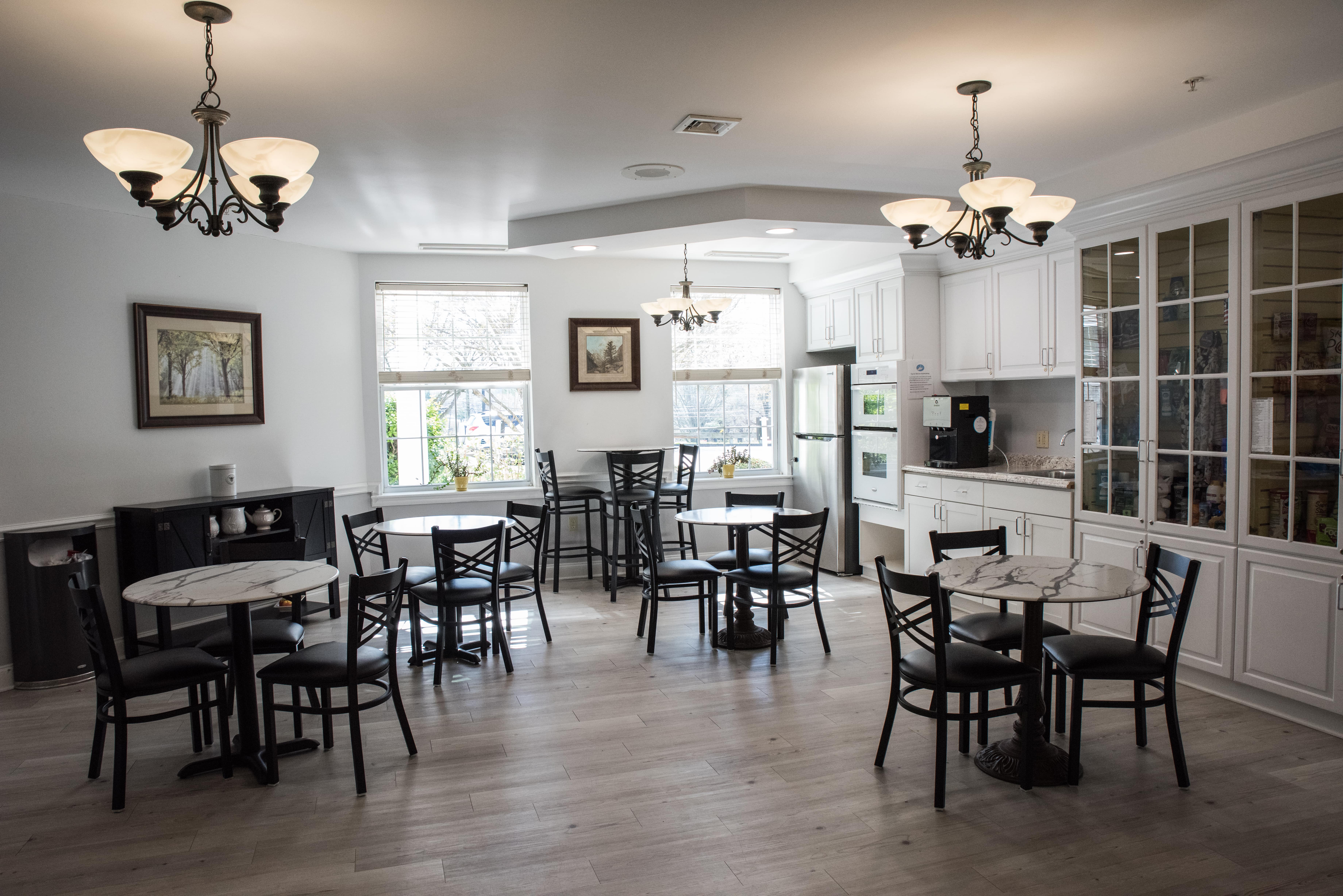 Spring Village at Stratford resident doing art