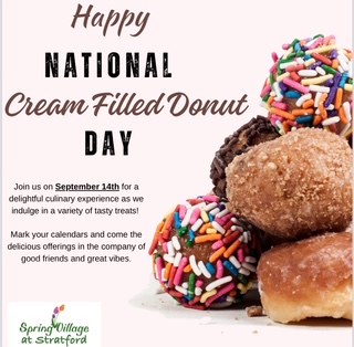 National Cream Filled Donut Day!