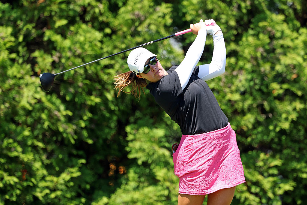 Jennifer Kupcho, following swing crisis earlier this season, pairs up with Leona Maguire for the 'Irish Goodbyes' at the 2025 Dow Championship