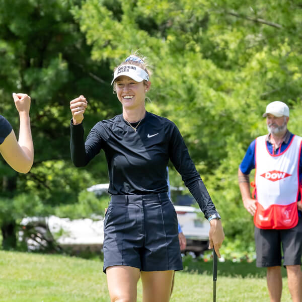 Celine Borge and Polly Mack Take Round 2 Lead, World No. 1 Nelly Korda and Olivia Cowan Two Back