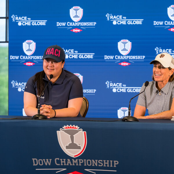 With nearly 10 years of friendship, Juli Inkster and Angel Yin make an impact on each other and the golf world at the 2026 Dow Championship