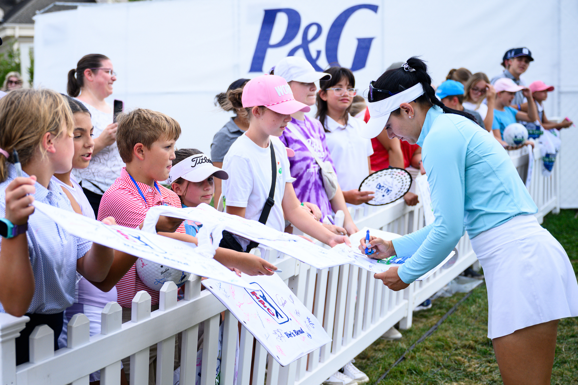 Meeting Their Heroes: Young Aspiring Golfers See Their Future on the Fairway